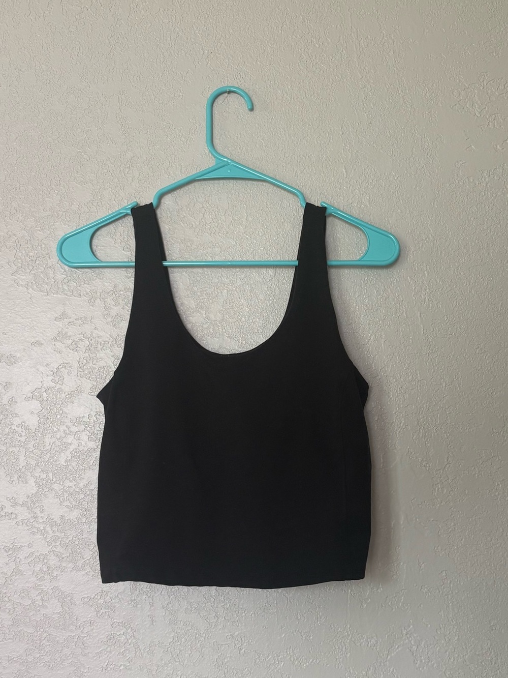 DSG women’s black tank top with built in bra